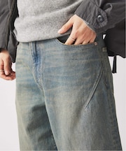 スモーキーデニム スーパーワイド エンジニアド パンツ