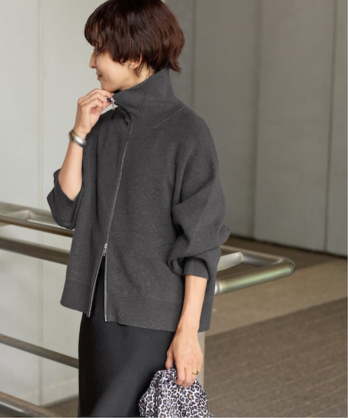 【k】JOURNAL STANDARD ダブルジップ ニットカーディガン 追加3》ダブルジップニットカーディガン｜ジャーナルスタンダード