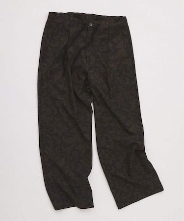 リーフパターン 1タック イージーパンツ