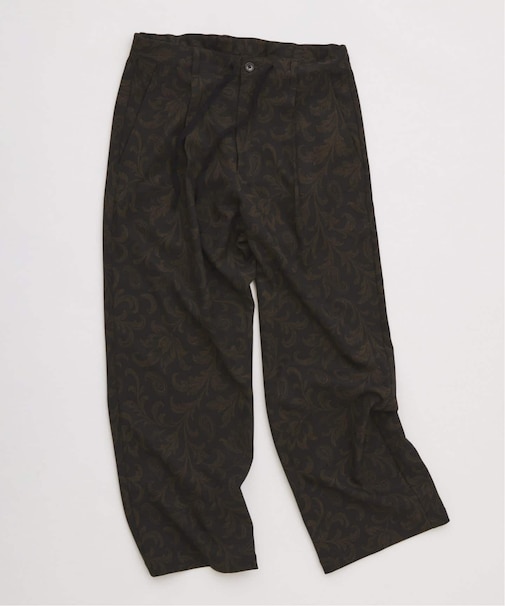 リーフパターン 1タック イージーパンツ