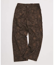 リーフパターン 1タック イージーパンツ