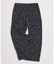 リーフパターン 1タック イージーパンツ