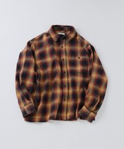 USAコットン ネル オンブレチェック シャツ