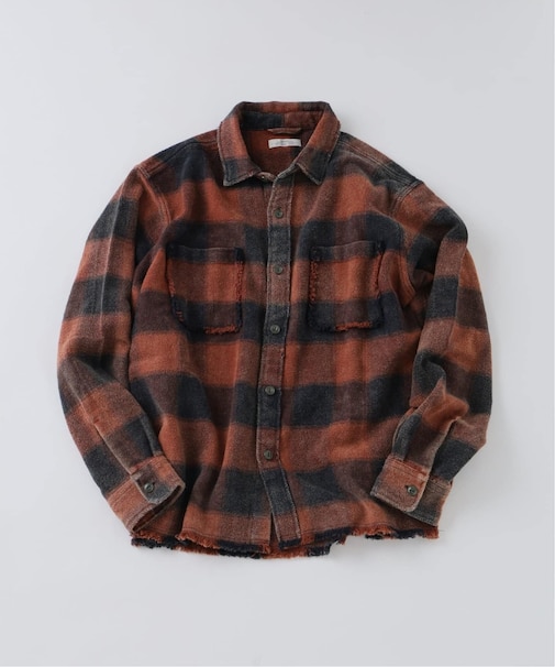 USAコットン フリンジネル バッファローチェックシャツ