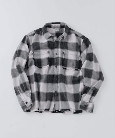 USAコットン フリンジネル バッファローチェックシャツ