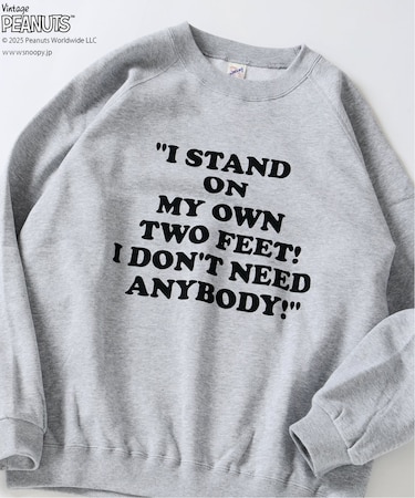 PEANUTS / ピーナッツ 別注 FANTASY A&G INC プリントスウェット WINTER