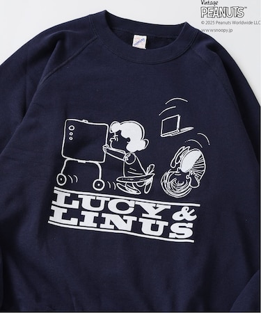 PEANUTS / ピーナッツ 別注 FANTASY A&G INC プリントスウェット WINTER