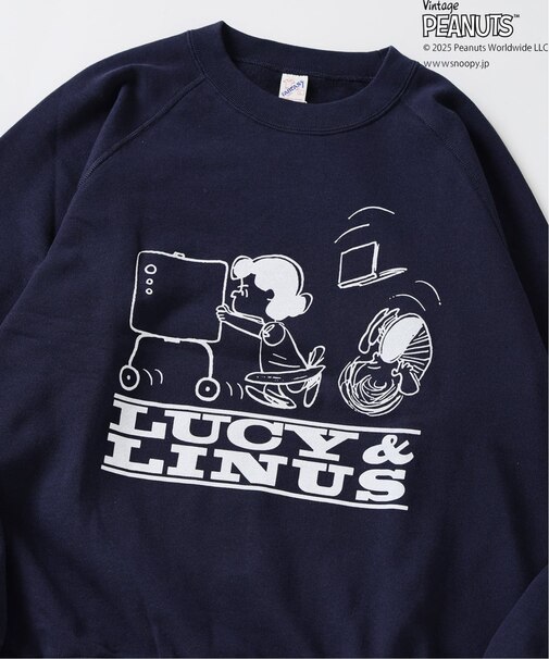 PEANUTS / ピーナッツ 別注 FANTASY A&G INC プリントスウェット WINTER