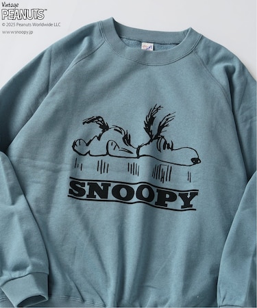PEANUTS / ピーナッツ 別注 FANTASY A&G INC プリントスウェット WINTER