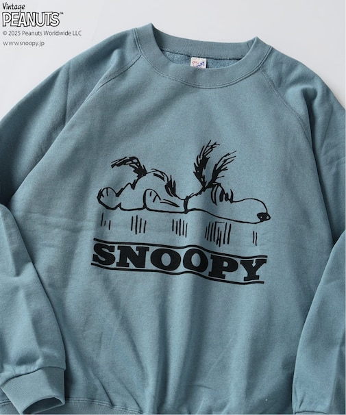 PEANUTS / ピーナッツ 別注 FANTASY A&G INC プリントスウェット WINTER