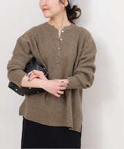 ウォッシャブルウールヘンリープルオーバー