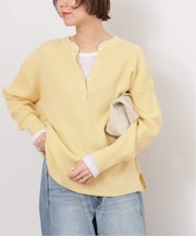 ウォッシャブルウールヘンリープルオーバー