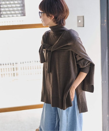 《追加4 / 一部WEB限定》BiellaYarnワイドタートルネック