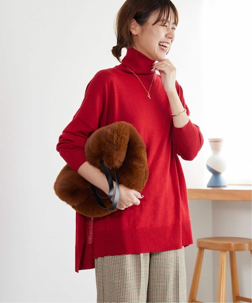 《追加4 / 一部WEB限定》BiellaYarnワイドタートルネック