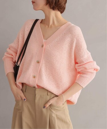 ［26SS新作］テープヤーンニュアンスVカーディガン