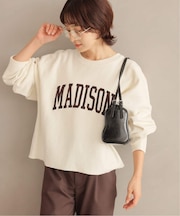 ［26SS新作］クロップドフロッキーロゴスウェット