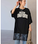 ［26SS新作］【ARCHIVE STANCE】lace switching Tee：カットソー