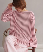 ONE DAYロゴボーダープルオーバー