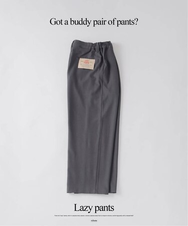 バルジ ツイル 1タック ”レイジー” スラックス