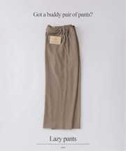 バルジ ツイル 1タック ”レイジー” スラックス