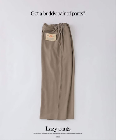 バルジ ツイル 1タック ”レイジー” スラックス