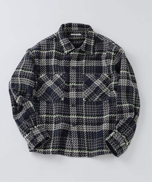 バスケット ツィードチェック CPO シャツブルゾン