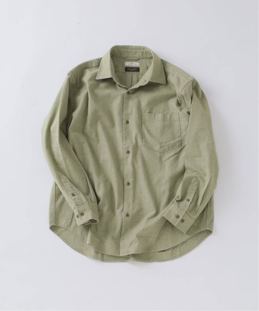 JAMES FABRIC / ジェームスファブリック ヘザーブラッシュ ネルシャツ