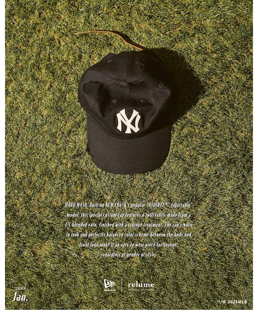 《追加》NEW ERA / ニューエラ 別注 9TWENTY(TM) ハードウォッシュ Yankees NAVY