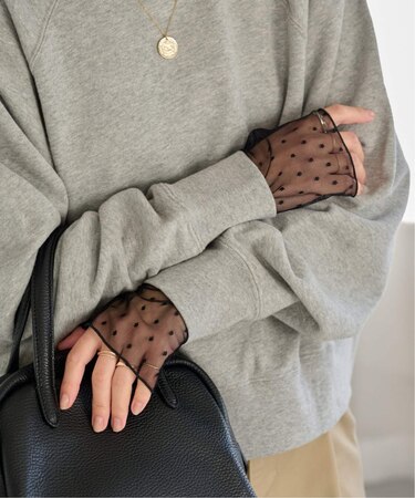 《追加》チュールドットハイネック