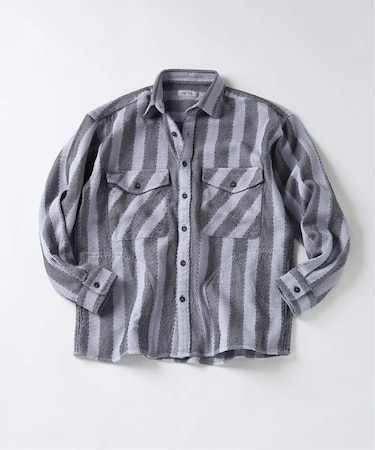 ドビーストライプ CPO シャツブルゾン