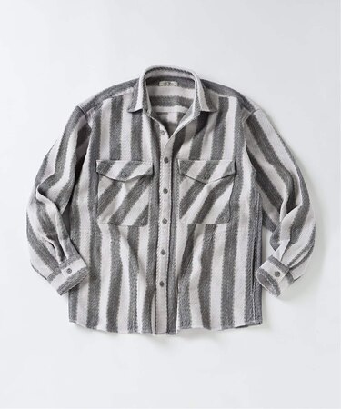 ドビーストライプ CPO シャツブルゾン