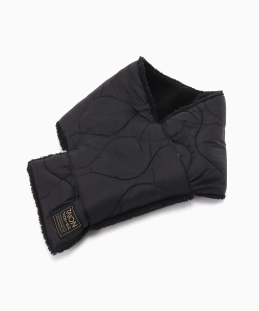 TAION / タイオン ミリタリー リバーシブル ダウンマフラー ソフトシェル