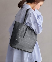 ［26SS新作］別注【MARLON FIRENZE/マルロン】SHOPPER MEDIUM STUDS：バッグ