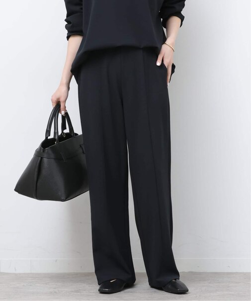 NONIRONジョーゼットワイドストレートパンツ