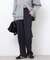 NONIRONジョーゼットワイドストレートパンツ