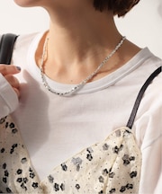 ［26SS新作］【HASHIBAMI/ハシバミ】ヒラマルネックレス