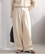 ［26SS新作］【Lee /リー】タックライダースパンツ