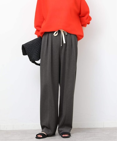 コクーンシルエットジャージーパンツ