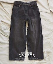 クラフトデニム 13.5oz ワイド ストレート デニム