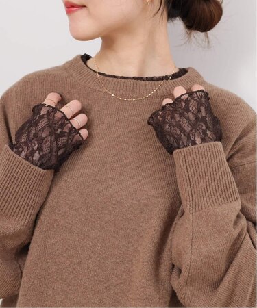 《追加》フラワーシアーレースロングスリーブ