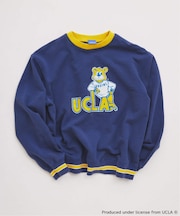 UCLA×relume ヴィンテージ加工スウェット/ハーフジップ・ヘンリー・クルー