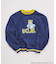 UCLA×relume ヴィンテージ加工スウェット/ハーフジップ・ヘンリー・クルー