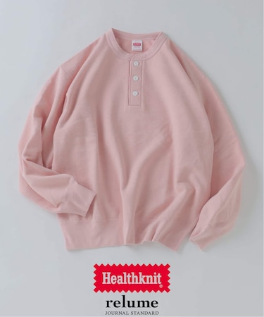 Healthknit / ヘルスニット 別注 ヴィンテージ ヘンリーネック スウェット