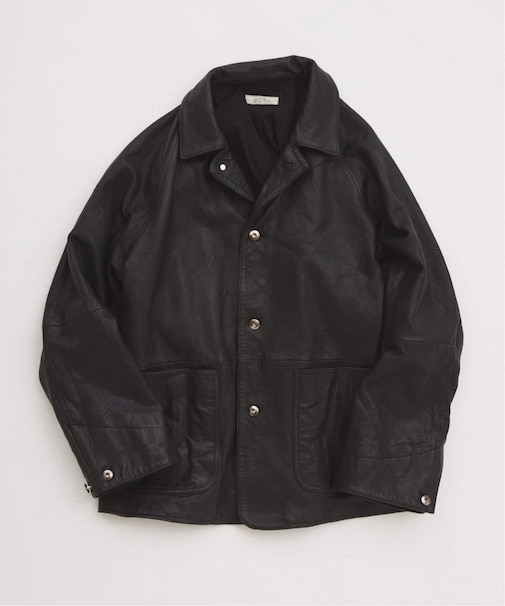 ゴートレザー カバーオール