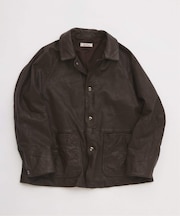 ゴートレザー カバーオール