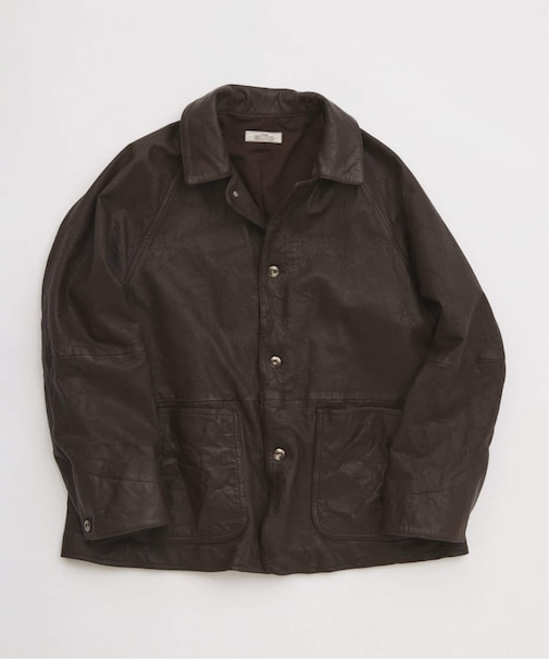 ゴートレザー カバーオール