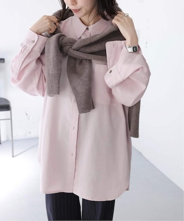 Dyedツイルオーバーサイズシャツ