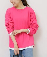 《追加 / 新色 / 2枚セット》3WAYレイヤードプルオーバー