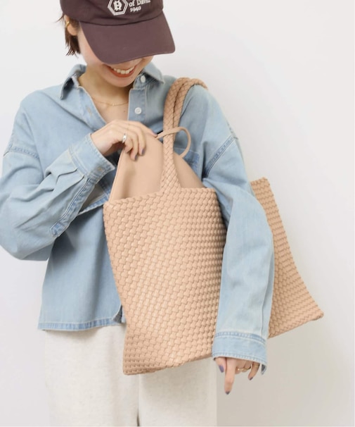 ［26SS新作］【MODA LUXE/モーダリュクス】イントレチャートビッグトート