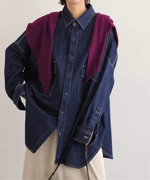 《追加》【LANCER/ランサー】デニムビッグシャツ